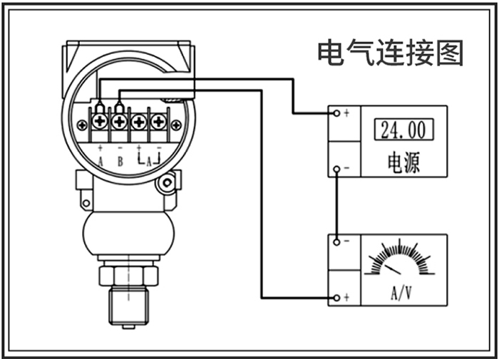 儲罐壓力變送器接線圖