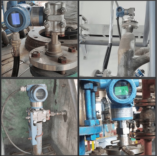 儲罐壓力變送器現(xiàn)場安裝使用圖